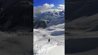 Celebrity terrifying avalanche moment caught on camera 😯🥶🥶 #shorts Wealth
