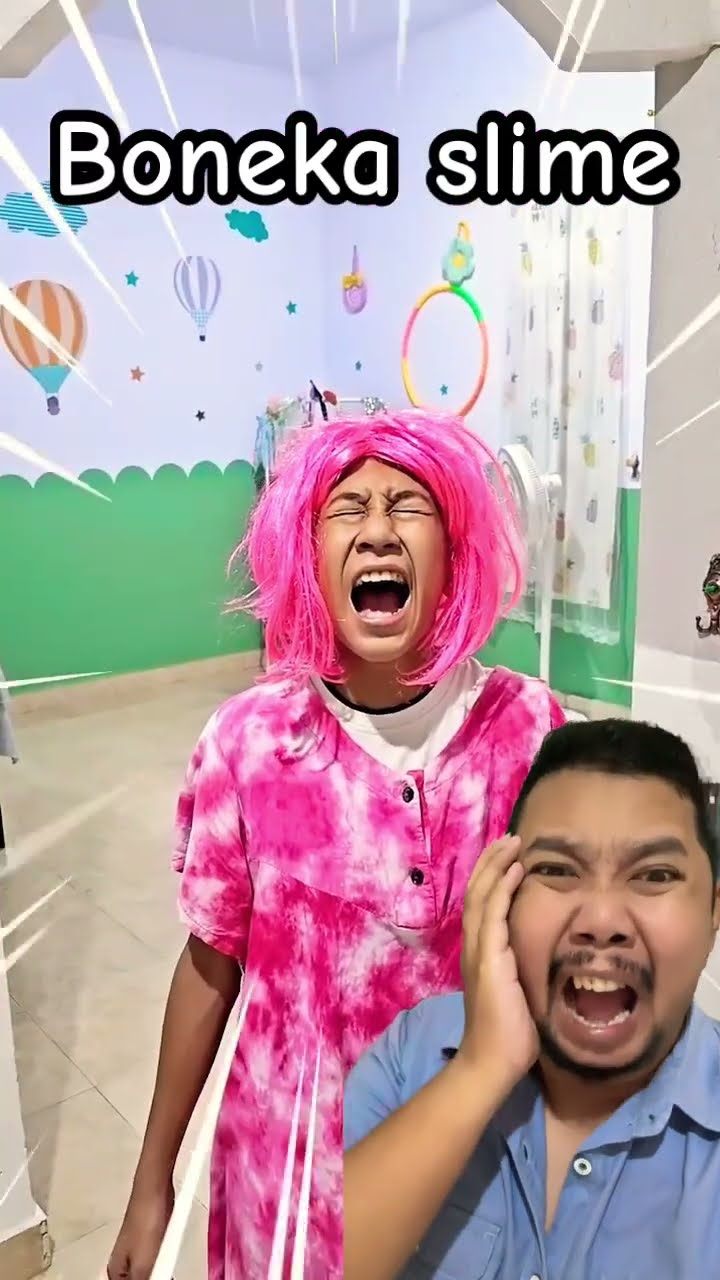 MAMA JADI BONEKA SLIME!!!!? #comedy #funny #shortsfeed
