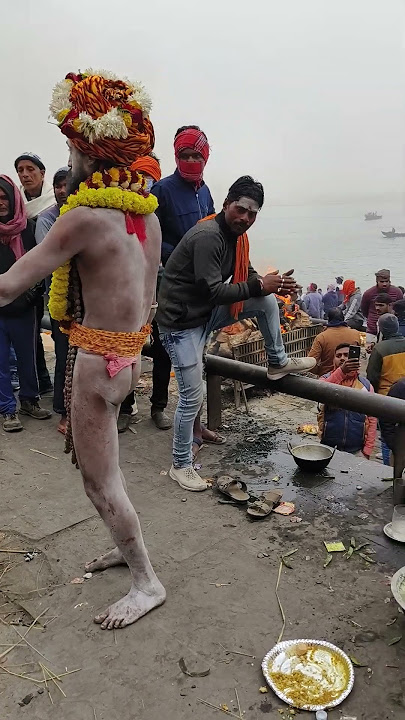 Aghori baba, manikarnika ghaat Varanasi Uttar Pradesh #manikarnikaghatvaranasi #aghori #subscribe