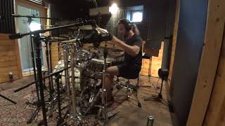 Komutator - recording drums for the new album