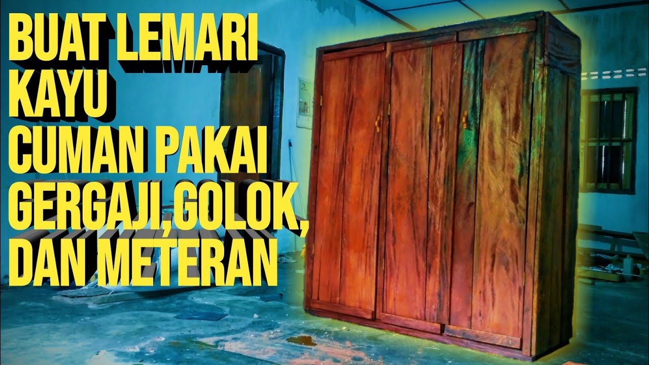  Cara  simpel membuat  lemari  kayu  minimalis  YouTube