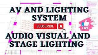 Av And Lighting System Audio Visual And Stage Lighting In Theater