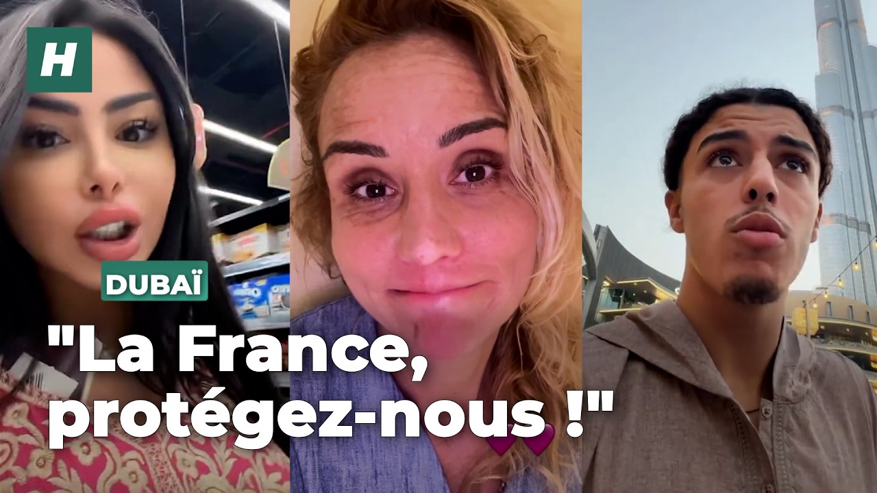 Les stars de l'influence demandent de l'aide après les bombardements à Dubaï