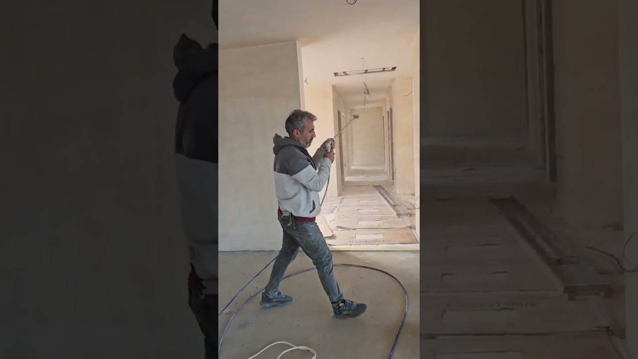 Boyadan önce binder astar uygulaması 