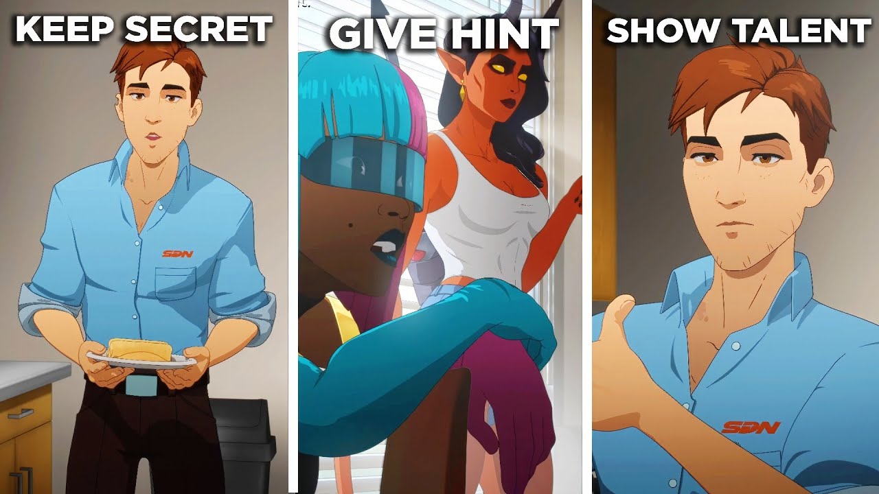 Dispatch - Malevola & Prism guessing Robert's super powers (ALL CHOICES)