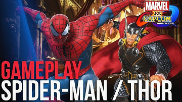 Marvel Vs. Capcom: Infinite [Spiderman / Thor Gameplay]