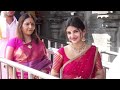 Actress sreeleela visits tirumala temple  ms talkies