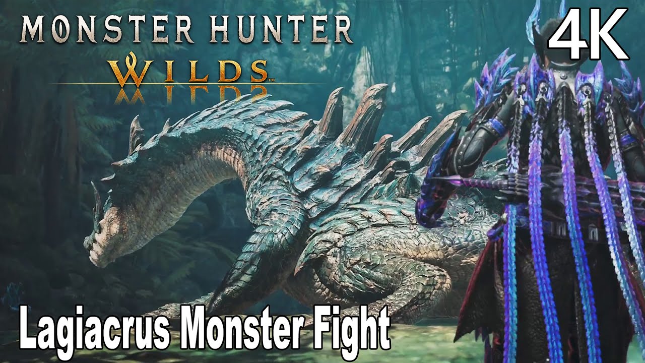 Monster Hunter Wilds Lagiacrus Hunt 4K