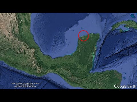 The Impact Crater in Mexico which Wiped out the Dinosaurs; Chicxulub Crater