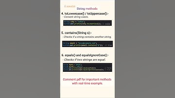String methods in java.   #java #javawithvk #ai #fyp #code #coding #programming #learning