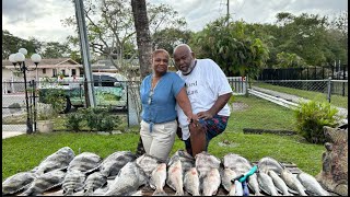 I CLEANED AND FRIED OUR CATCH #fypyoutube #friedfish #sheephead #foodie #explorepage #catchandcook