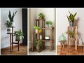 Modern and stylish Wooden Plants stands design #garden #homedecor #2025