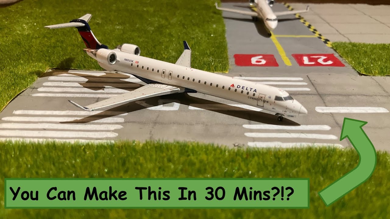 Как сделать ДЕШЕВУЮ и РЕАЛИСТИЧНУЮ модель аэропорта!!! 🎁 🎄