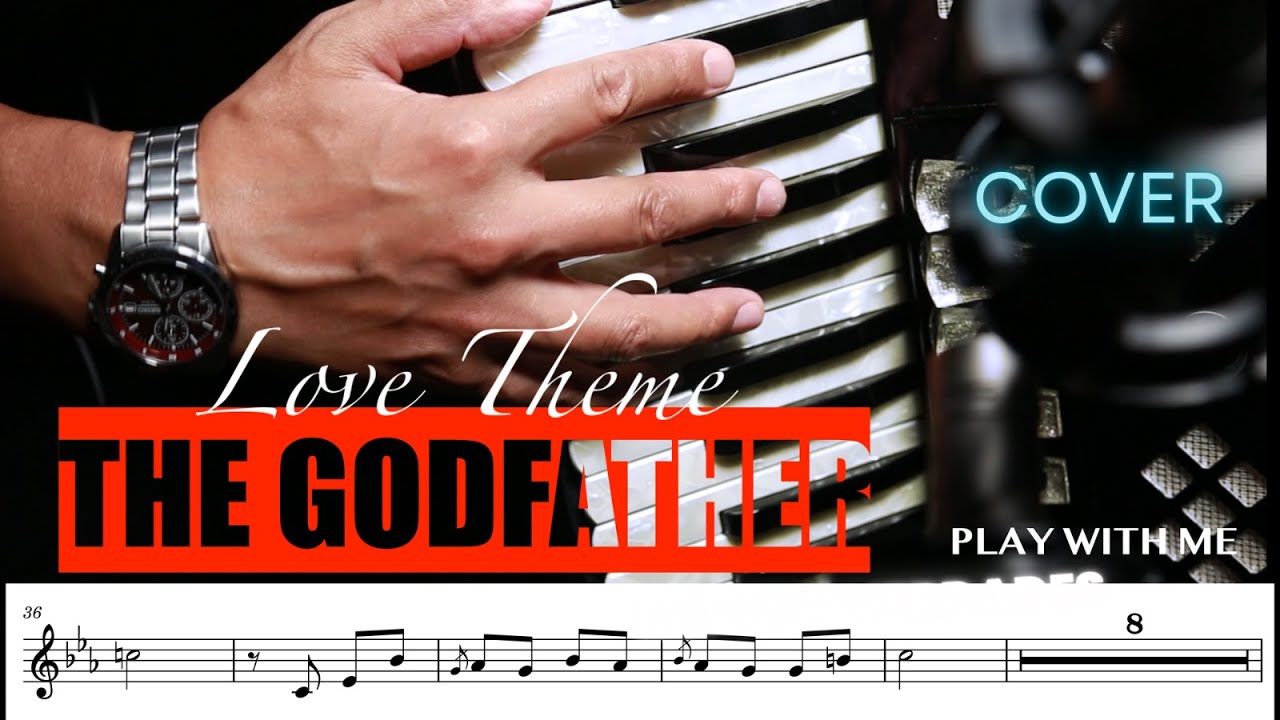 The Godfather Love Theme COVER Accordion and VST Orchestra | with score