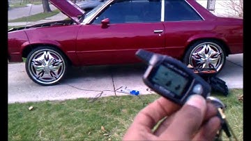 Excalibur 2way Alarm & Remote Start added to 79 Malibu (RedNose)