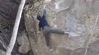 Rise, 四段 (8a+). 瑞牆 (Mizugaki)