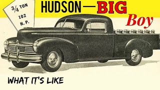 1946 Hudson big boy, one Absolutely stunning pick up.￼