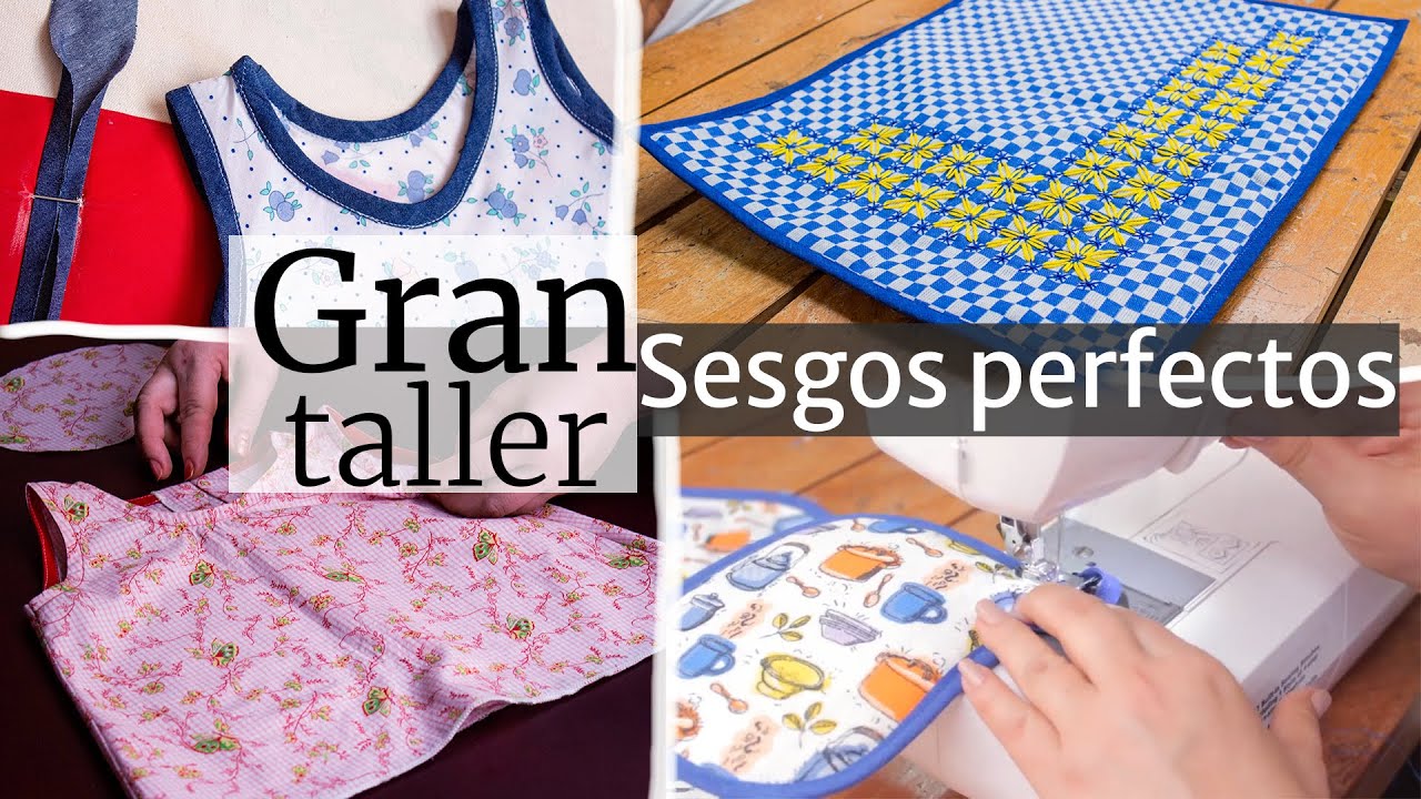 COSER SESGOS PERFECTOS  4 TECNICAS QUE DEBES APRENDER TECNICAS de Costura Con LUZKITA