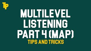 MULTILEVEL LISTENING PART 4 (MAP) || Tips and Tricks #cefr #multilevel #ielts #exam #mocktest