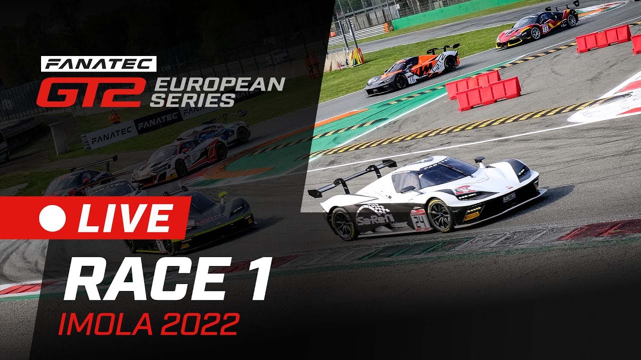 LIVE | Race 1 | Imola | Fanatec GT2  European Series 2022