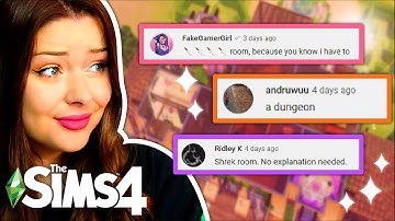 The Sims 4 But YOUTUBE COMMENTS Decide Each Room // Sims 4 Build Challenge