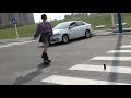 Play MAGWheel one wheel scooter just like playing a skateboard