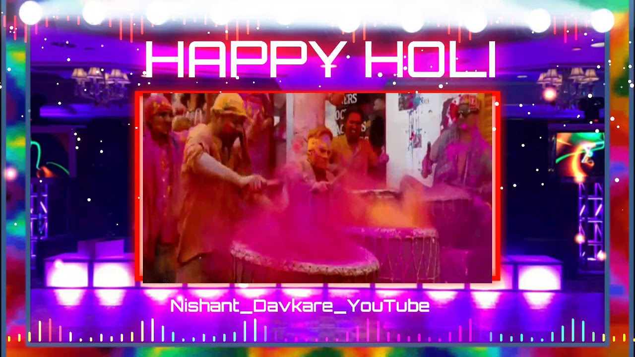 Happy holi whatsapp status 2019 || holi song || New holi status || Holi video || Nishant Davkare