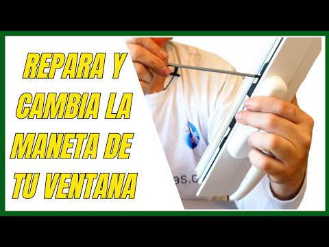 Video: ¿Cómo se quita la manija de una ventana abatible?