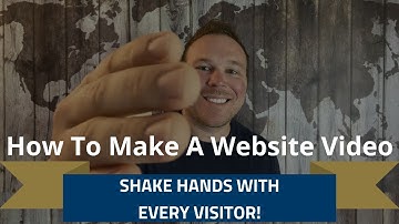 How to make a website video