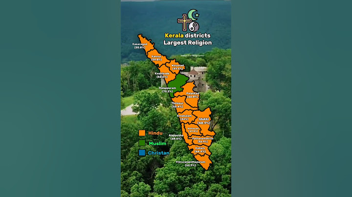 കേരളത്തിലെ ഏറ്റവും വലിയ മതം (ജില്ല അടിസ്ഥാനത്തിൽ)