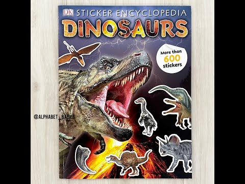 DK Sticker Encyclopedia Dinosaurs (More Than 600 Stickers) by IG @alphabet_babies