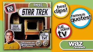 Celebrity ODD COLLECTIBLES: MINI STAR TREK TV! | Waz Reviews Tiny TV Classics Collectible Star Trek TV Wealth