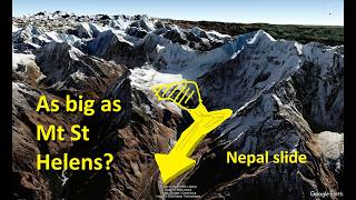Was the Nepal mountain collapse disaster as big as Mount St. Helens?