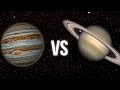 ¿QUÉ PASARÍA SI SATURNO CHOCASE CONTRA JÚPITER?