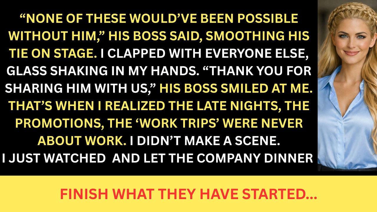 MY BOYFRIEND SECRETLY HAD AN AFFAIR WITH HIS FEMALE BOSS FOR ONE YEAR - THE COMPANY DINNER IS WHERE.