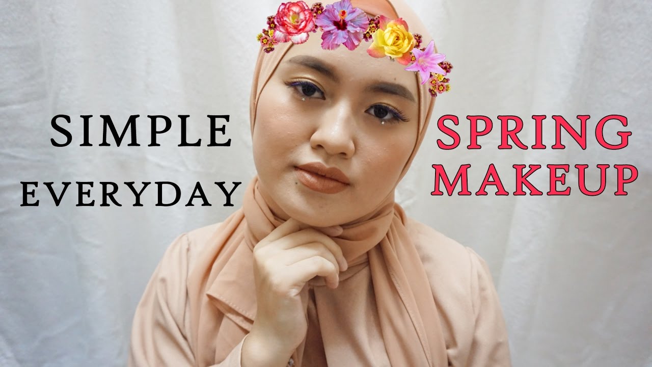 A Tutorial with my Sabah Slang SIMPLE SPRING/FESTIVAL Makeup 2017 Collab with Siti Rafyydah