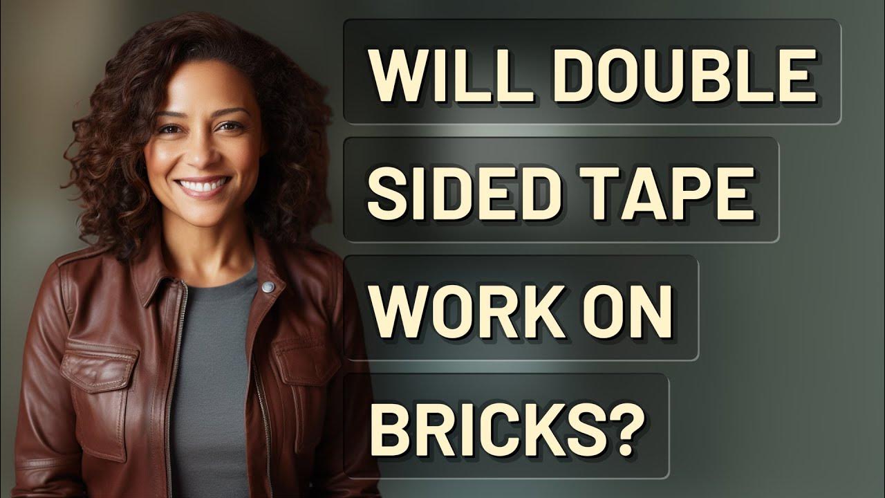 Will double sided tape work on bricks? YouTube