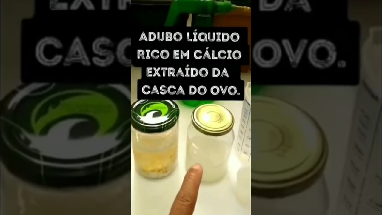 🔴ADUBO RICO EM CÁLCIO EXTRAÍDO DA CASCA DO OVO.