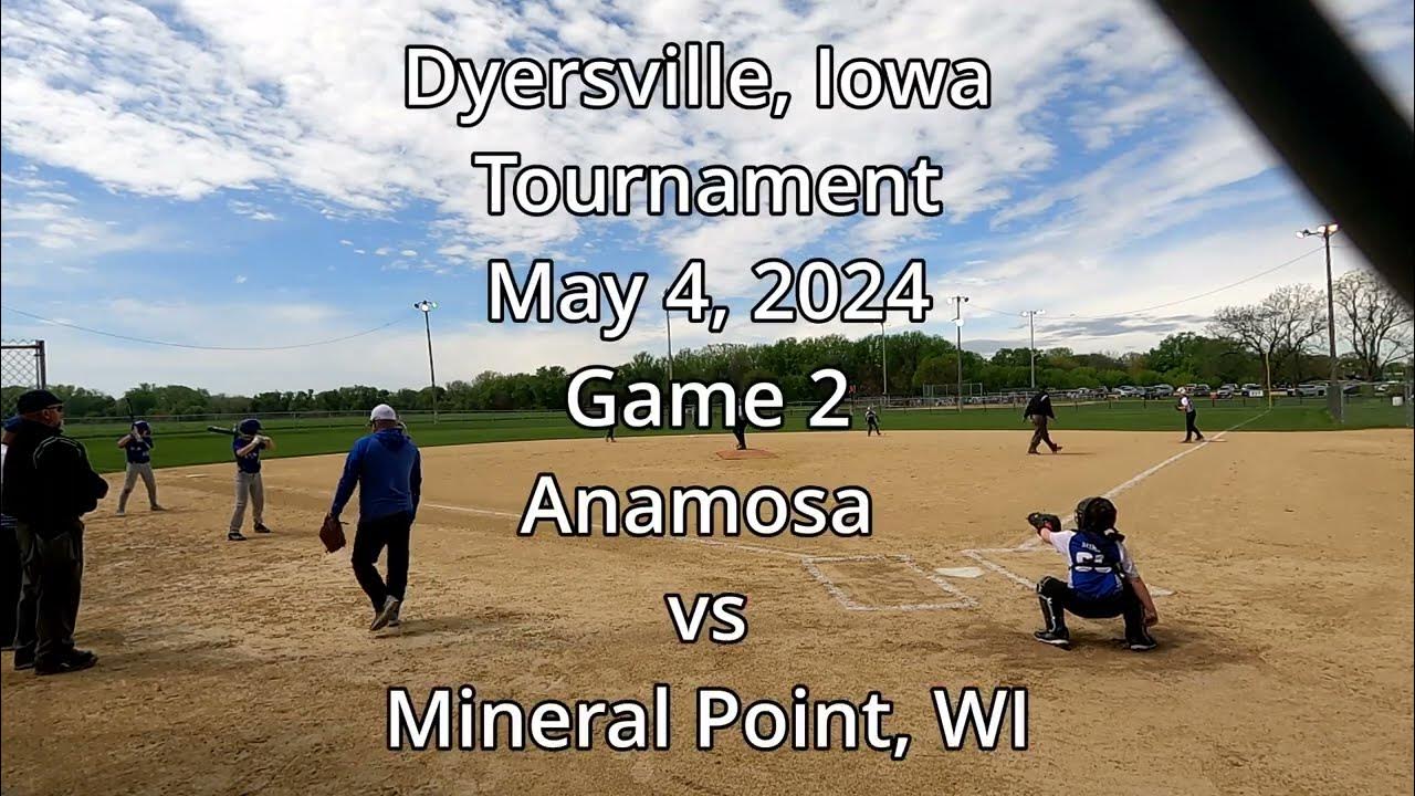 5/4/24 Baseball Anamosa 12u vs Mineral Point at Dyersville Tournament