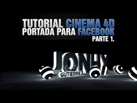 Tutorial Cinema 4D - Esferas luminosas, Portada para Facebook 1/2