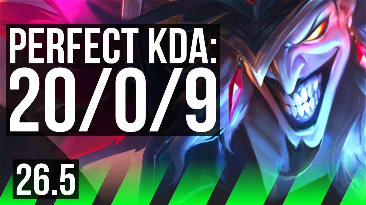 KAZ PERFECT SKILL vol.7 フィジカル強化編 SHACO vs FIDDLESTICKS (JGL) | Perfect KDA: 20/0/9 | KR Master