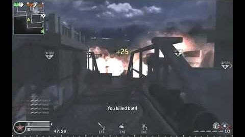 COD4 Map Rooftops Night