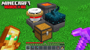 I Built The SMALLEST Automatic Farms in Minecraft Hardcore!