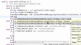 Android Application Development Tutorial   93   Hiding the Keyboard   YouTube 720p