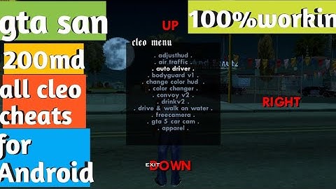 How to download gta san 200md all cleo cheats for Android phone