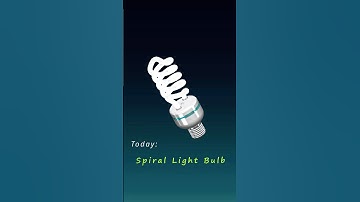 SolidWorks Spiral Bulb - Satisfying 3D Timelapse Design #shorts