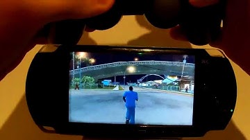 PSPdisp: GTA SA (PCSX2 480x272) + PS3 pad