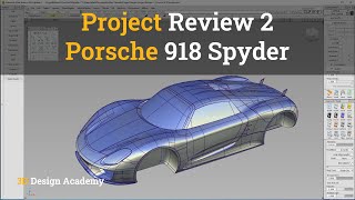 Autodesk Alias Tutorials I Project Review 2 - Porsche 918 Spyder