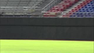 20140827 爆米花 崇越vs合庫 5下 何祖韋安打 馬多納度長傳觸殺林俊萍於本壘