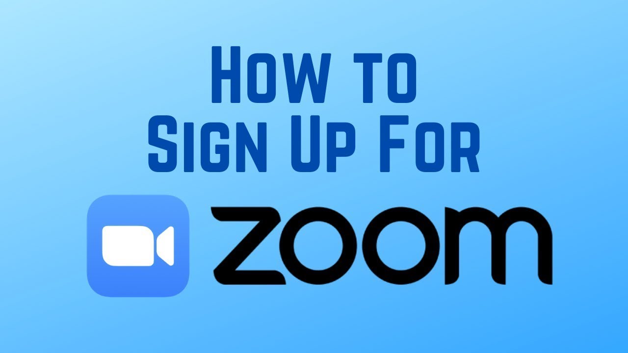 Creating a free zoom account youtube